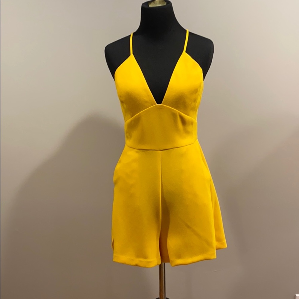 Bright Yellow Romper